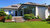 Haus mit modern gestalteter Fassade